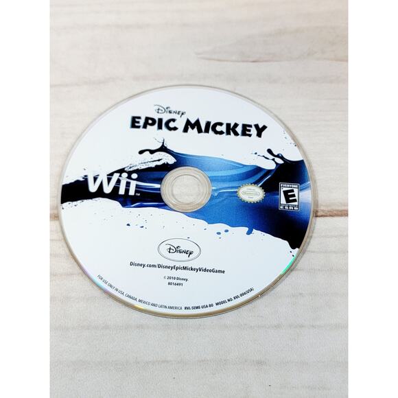 Epic Mickey (Nintendo Wii, 2010) Tested Working - Picture 2 of 9